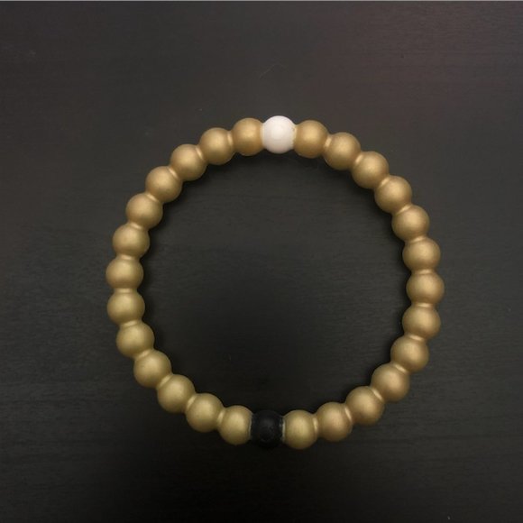 GOLD METALLIC LOAKI -- SIZE LARGE - Picture 1 of 2